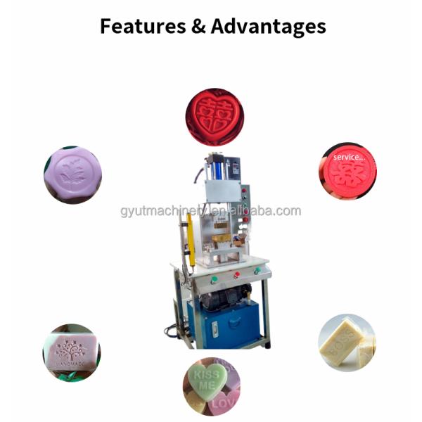 Mini Bath Toilet Soap Moulding Stamper Machine for Customized Square/Round/Oval Soaps