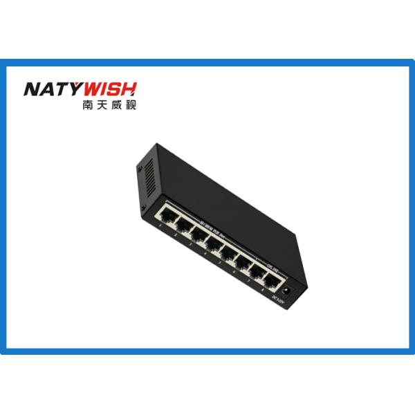 10 / 100M 8 Port Ethernet Switch AF Standard Adjust Network Speed Automatically