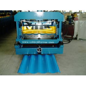 Buy cheap Glazed Roofing Tile Roll Forming Machine product