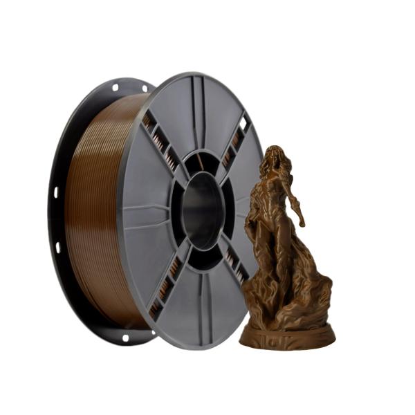 Quality 3d Printing Filament 100% Bubble Free Terra Brown PLA Plus Filament Toughness Enhanced 3D Printing for sale