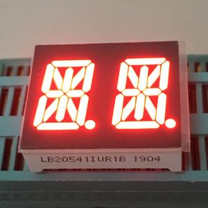 Buy cheap Ultra Red 0.54 Inch Dual Digit 14 SegmentAlphanumeric Led Display for Instrument panel product