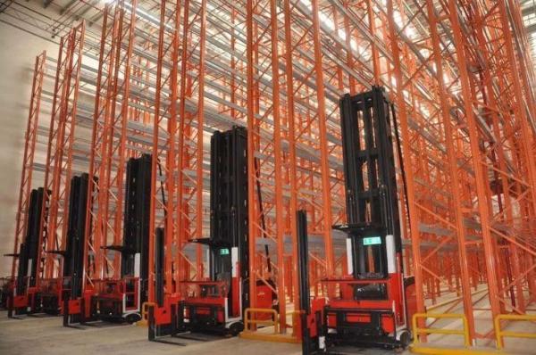 Bolted Structure Automated Warehouse Racking Systems With SS400 / Q345B Steel