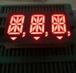 Green Alphanumeric Triple-Digit 14 Segment LED Display For Instrument Panel 14