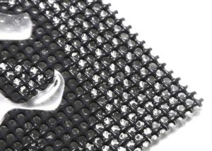 China 0.02-2mm Ss 304 Encryption Stainless Steel Diamond Wire Mesh Mosquito Net on sale