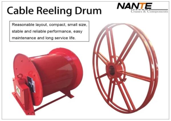 Quality Red Color Motorized Cable Reeling System With Optimal Corrosion Protection for sale