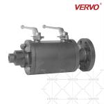 DN50 DBB Forging Carbon Steel Ball Valve High Pressure Double Block Double Bleed