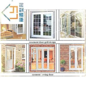 Casement UPVC Window Profiles Rectangular High Security Custom Design