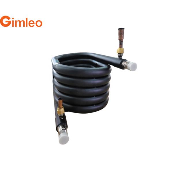 19mm Refrigerant Inlet Titanium Coaxial Coil Heat Exchanger GY-0440C Anti Freezing OEM