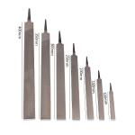 4" 100mm High Carbon Steel Flat Files Without Handle T8 T12 Round Section Shape