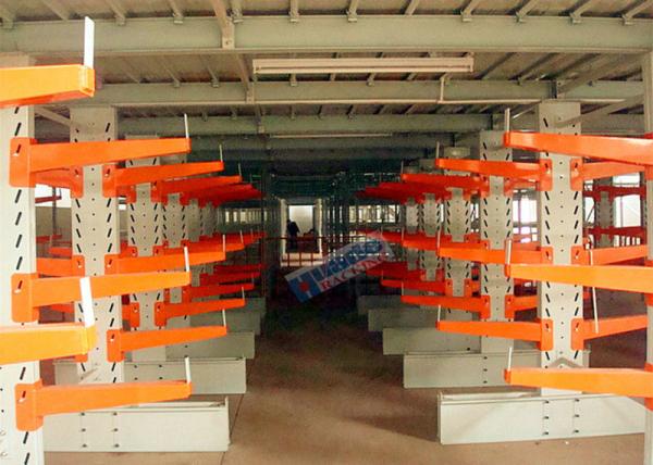 Quality Heavy Duty Cantilever Lumber Storage Racks H Beam Roll - Formed Members for sale