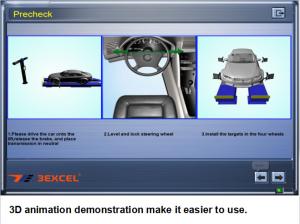 Multi Language T288 Automatic Wheel Alignment Machine