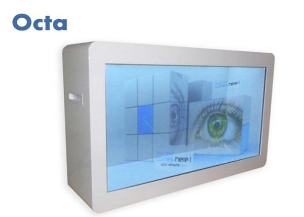 Interactive Transparent Touch Screen Panel Smart Window 55 Inch For Indoor