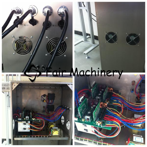 50BPM 3PH Electromagnetic Induction Foil Capping Machine Bottle Cap Sealing 1.8KW