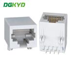 DGKYD111B002IWC4D single port RJ45 connector, 100Mbps, integrated filtering,