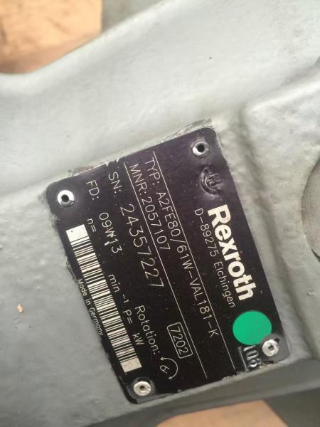 Quality Rexroth A2FE80/61W-VAL181-K Hydraulic Fixed Piston Pump/motor MNR:24357227 for sale