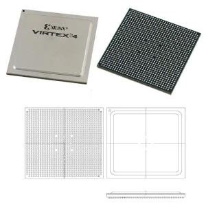 Buy cheap XC4VLX40-11FFG1148I IC FPGA FCBGA-1148 Field Programmable Gate Array product