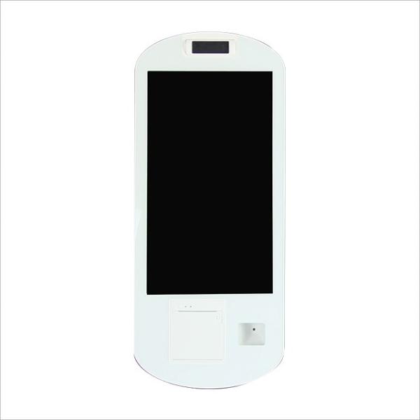 Quality Max White Metal Wall Fast Food Payment Kiosk with Qr-code Scanner and Thermal Printer for sale