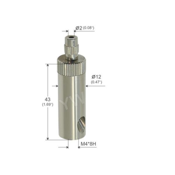 M4 Thread Aircraft Cable Adjustable Fittings With Self Locking Safety Caps