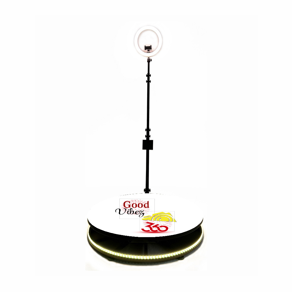 Selfie 360 Degree Spinning Camera Photo Booth Tablet Rotating With Holders