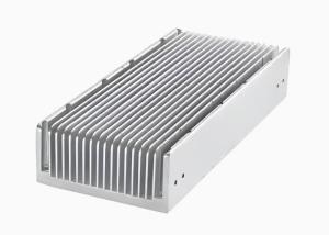Buy cheap Customized Silvery Anodized Radiator Aluminium Extrusion Heat Sink Profiles product