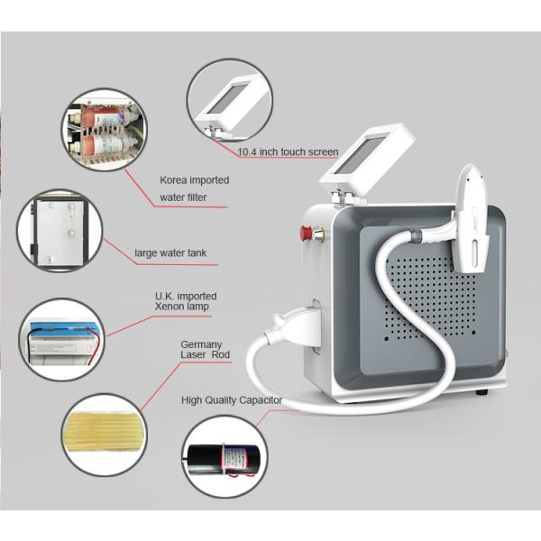 Portable Laser Beauty Machine ND Yag Laser Tattoo Removal Carbon Peeling Device