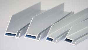 Buy cheap U Shaped Aluminium Extruded Profiles Commercial Aluminium Solar Panel Frame product