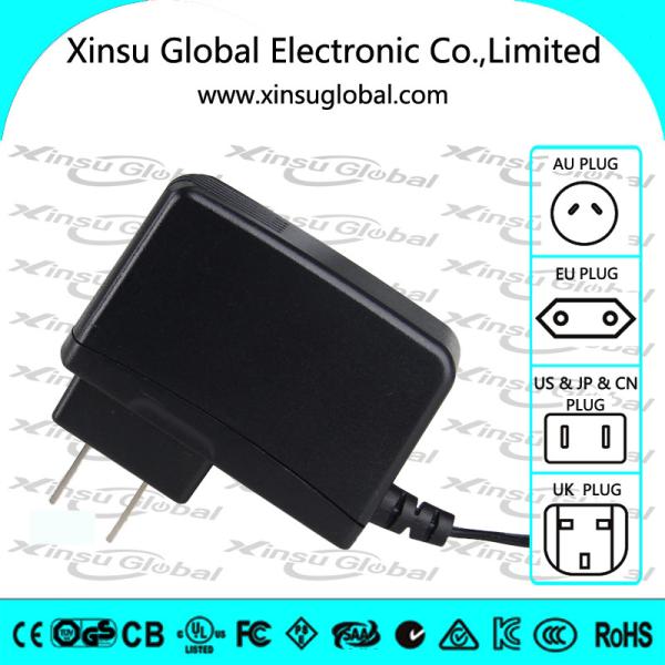 Quality Household appliances charger 12V 1A AC DC power adapter with UL cUL FCC PSE CE GS LVD SAA RCM C-tick.etc for sale
