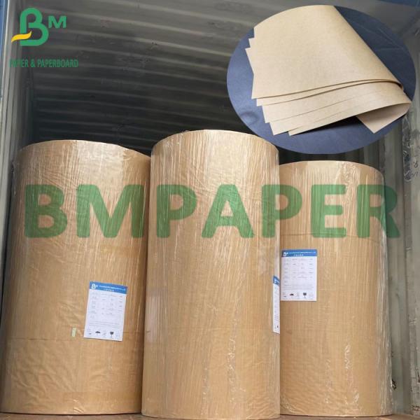 Quality 80g Recycled Unbleached Color Semi - Extensible Sack Kraft Wrapping Paper for sale