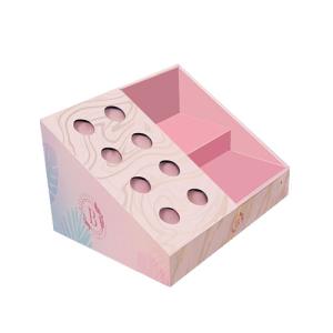 Buy cheap Linen Retail Cardboard Counter Display Boxes Embossing OEM product