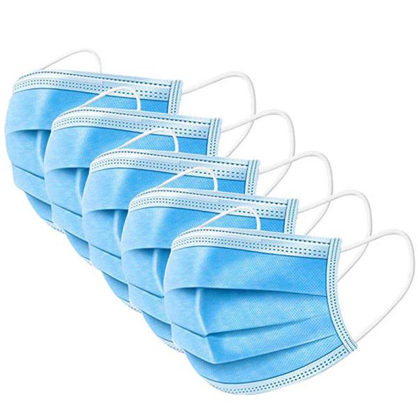 Quality Procedure Disposable Earloop Mask Disposable Pollution Mask 17.5 * 9.5cm Size for sale