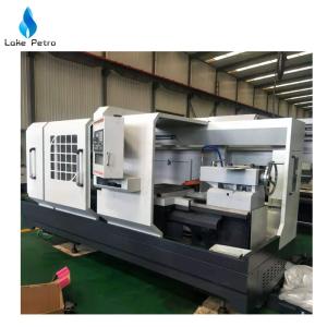 China Pipe threading Lathe Machine with CNC control System on sale
