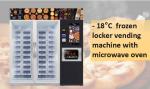 Instant Lunch Box Smart Vending Machine With Microwave Oven Micron Smart Vending