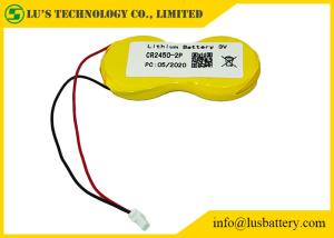 Buy cheap 3V 1200mah Lithium Button Cell CR2450 CR2450-2P JST Terminals For Tags product