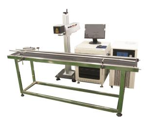 Buy cheap CO2 Laser Coding Machine, Power 30W Flying Laser Printing product