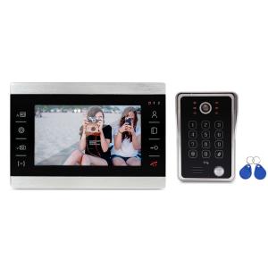 Buy cheap RFID Card Unlocking Video Intercom Door Phone Door bell with Keypad codes for Single Home Control product