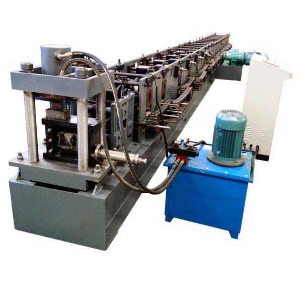 Easy Operation Shelves Storage Roll Forming Machine Cutter Material With Quenched Treatment