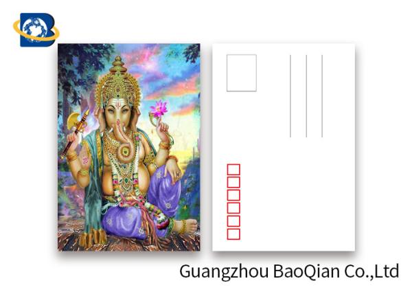 Quality Souvenirs Custom Lenticular Postcards 5D Effect Two Sides CMYK Printing for sale
