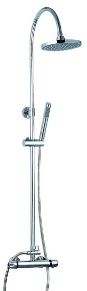 Quality Polished Thermostatic Bathroom Faucets , Chrome Thermostatic Mixer Tap for sale