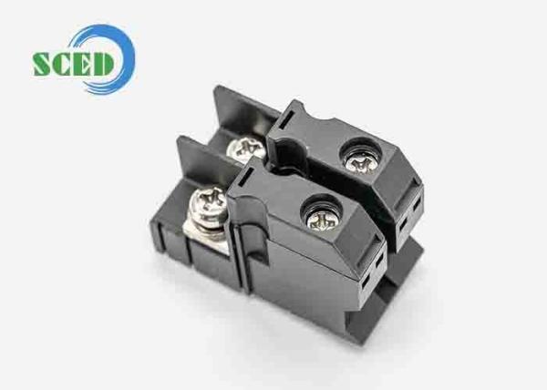 30A Rated Current Feed Through Terminal Block with Screw Connection Type and