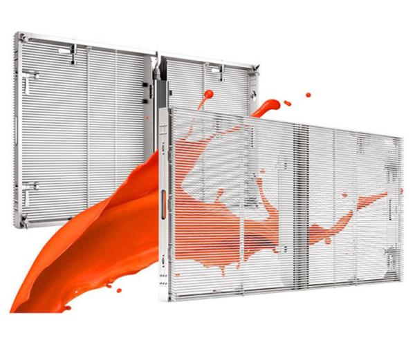 Quality Super Clear Full Color P10.42 Transparent LED Screen Rental Display Screen for sale
