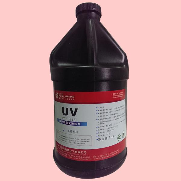 Quality Single Component High Viscosity UV Curing Adhesive Medium Intensity for sale