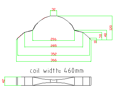 Press Step Metal Roof Forming Machine , Arch Sheet Roll Forming Machine 0.4-0.6mm