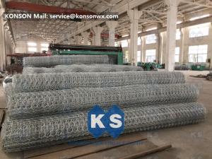 Galvanized Wire Netting Gabion Mesh Machine For Chemical Engineering Industry