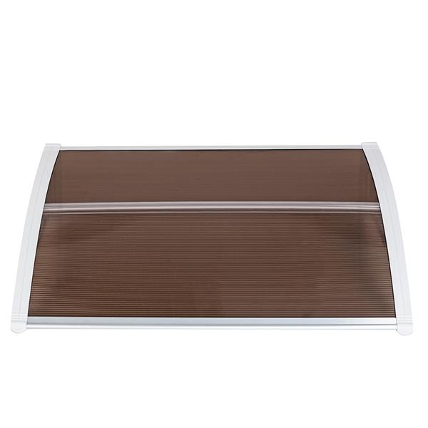 Anti - Aging PC Door Canopy Rain Cover Eaves Strong Impact Resistance