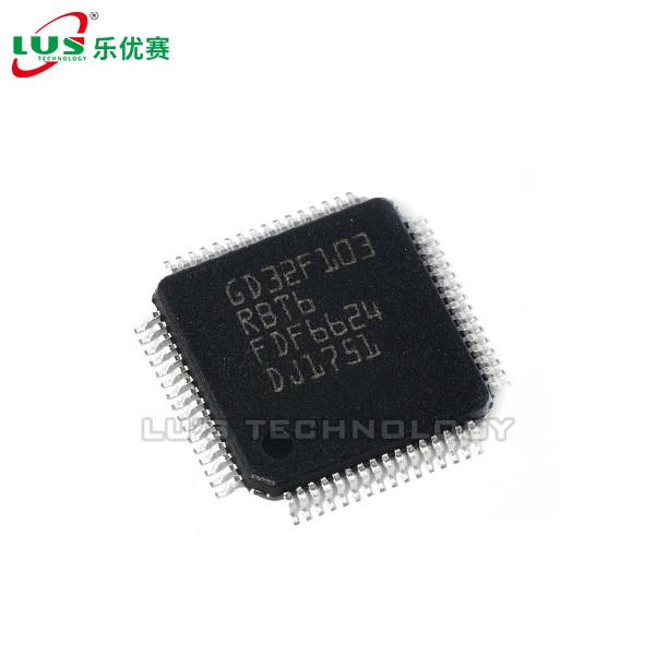 Quality LQFP64 Microcontroller Integrated Circuit GD32F103 GD32F103RBT6 MCU GD32F103RB for sale