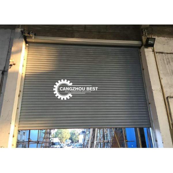 Hydraulic Steel Automatic Roller Shutter Door Roll Forming Machine Roll Up Slate Making