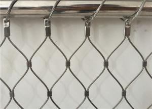 China High Quality Pool Iron Fence Mesh Flexible Stainless Steel Wire Rope Zoo Mesh Fenc USA Fencing Mesh on sale