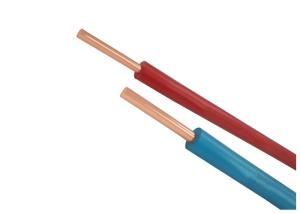 China Non Sheated Electrical Cable Wire Solid Core Pvc Insulation 0.5mm - 2.5mm on sale