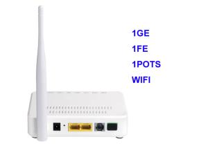 Fiber Network ONT Gigabit ONU Device GEPON 1Ge 1 FE 1 Pots WIFI 802.11b/G/N XPON