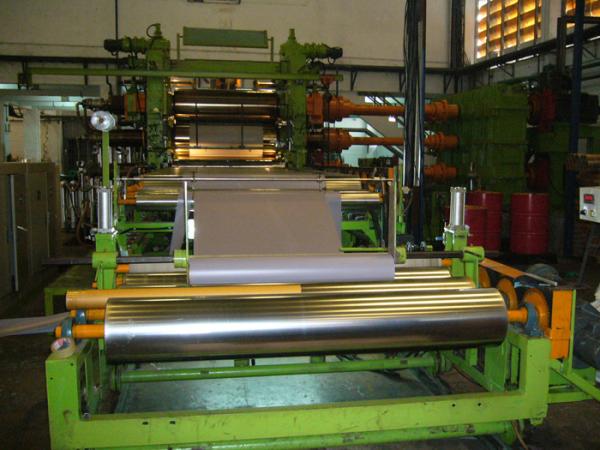 Quality 4 Roll Soft PVC Calender Machine Oil Heating Width 1500mm - 2400mm for sale